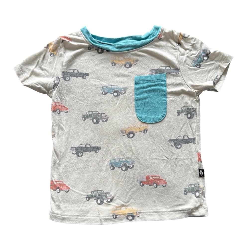 Kyte Baby Set of 3 Bamboo T-Shirts Fish Camping Prints Size 12-18 Months - Picture 6 of 8